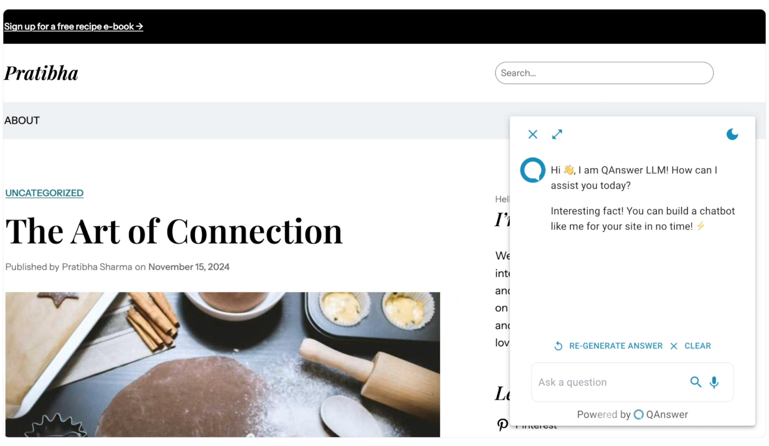 Step17_QAnswer-WordPress chatbot Integration